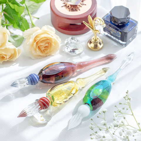 KUROKABE】TOMAI Fine Lampwork ガラスペン（昭和レトロ） | KUROKABE