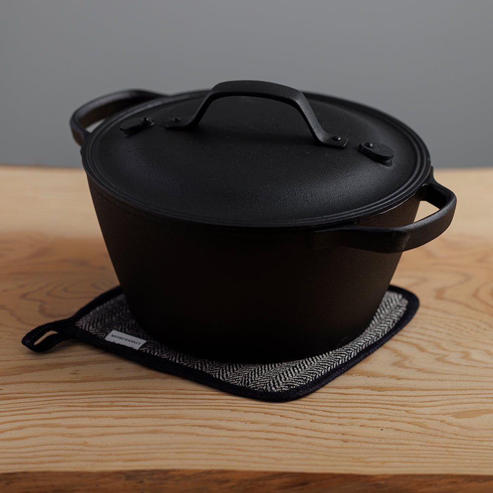 南部鉄器 鉄鍋 クックトップ丸 深型 大 24cm – kuros.style