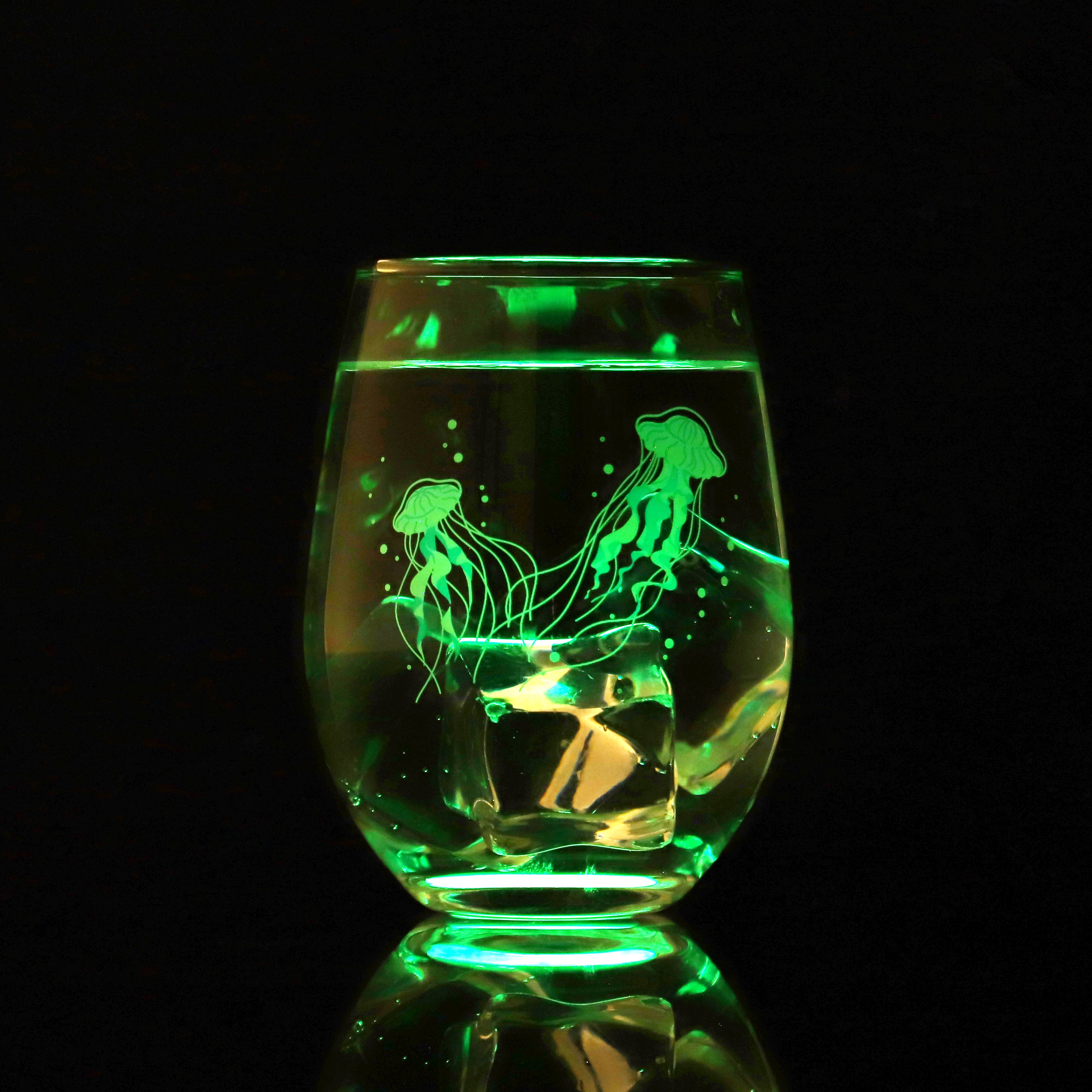 暗闇で光る海月グラス | の酒器・グラス | クラフト酒・日本酒の通販