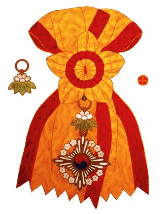 李王家 李花紋徽章 梅花徽章 勲章 記章 朝鮮 李氏朝鮮王家 大韓帝国