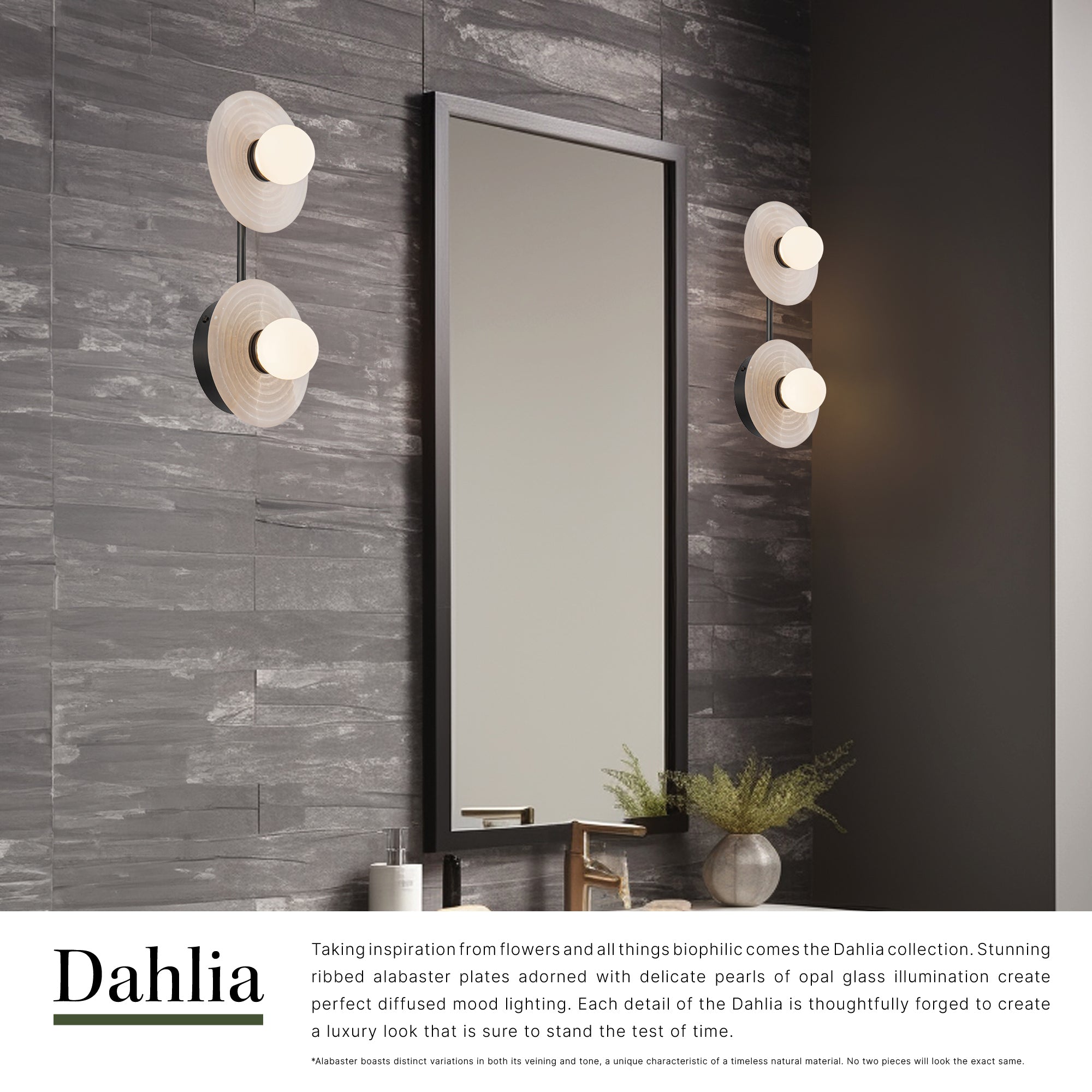 Dahlia 14-in Wall/Vanity Light – Kuzco Lighting
