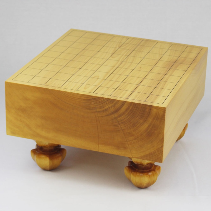 日本産】本榧脚付将棋盤 4寸板目 23Z261