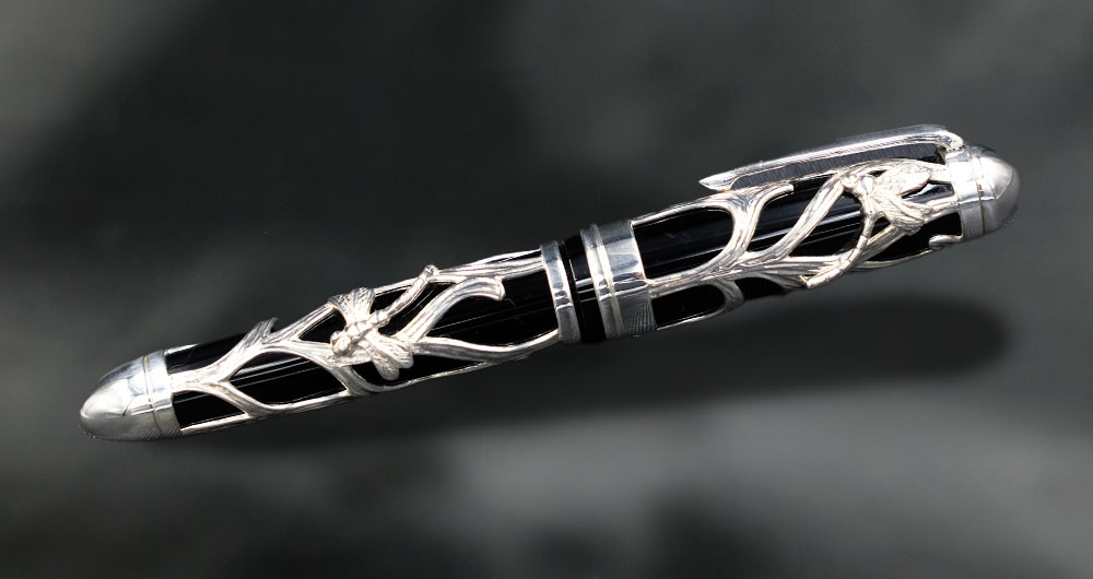 銀細工・万年筆のシルバー装飾加工 宝飾工房 京丸