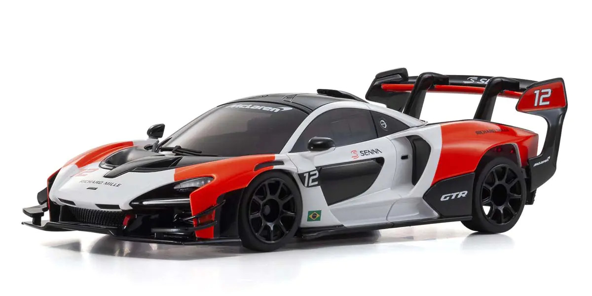 MINI-Z RWD readyset McLaren Senna GTR White/Red 32340WR - KYOSHO RC