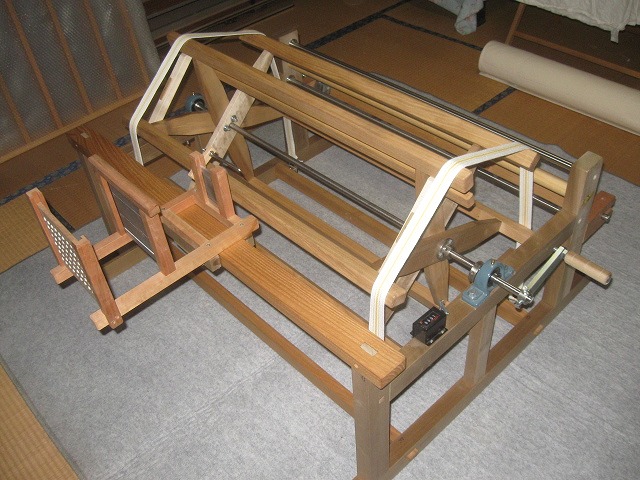小型ドラム式整経機 | 木工作品 | kyalastudio