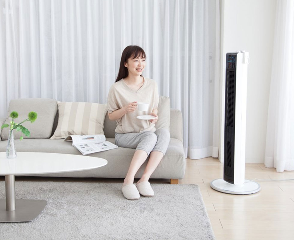 アウトレット】ホット＆クールハイタワーDCモーターKHF-1231