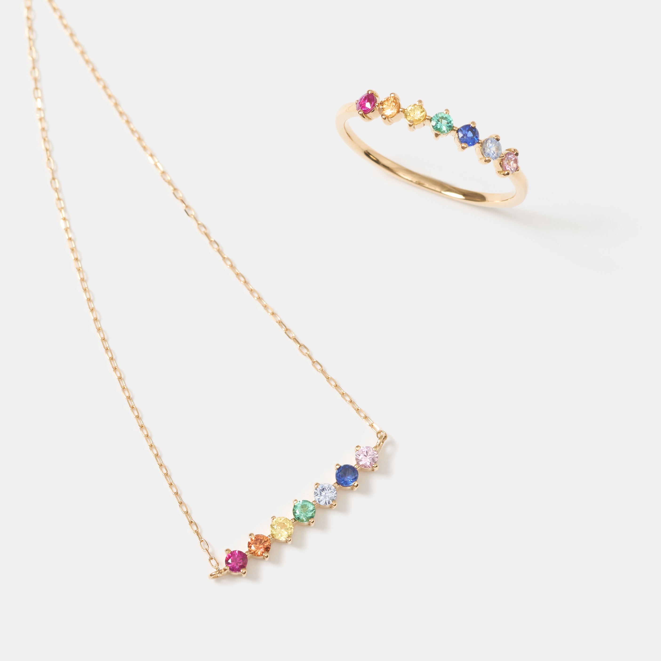 受注生産】K18 セブンストーン リング | 20-4503 – L&Co.