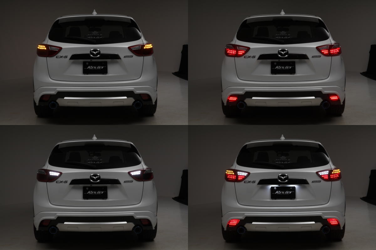CX-5 KE系 [Evolution F]3Dアクリルバー仕様 オールLEDテールランプ
