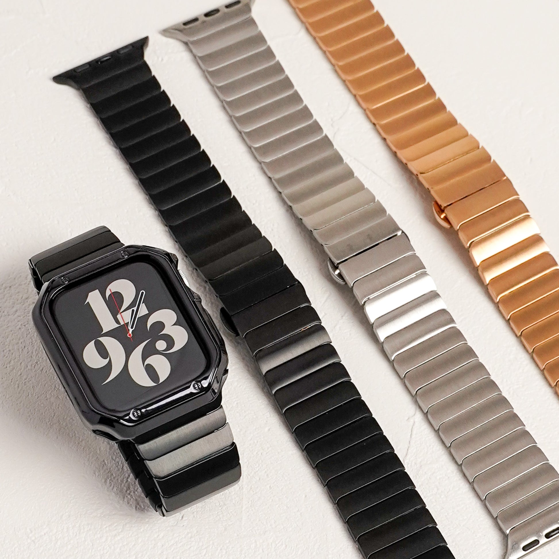 ステンレス 1連タイプ アップルウォッチバンド ユニセックス Apple