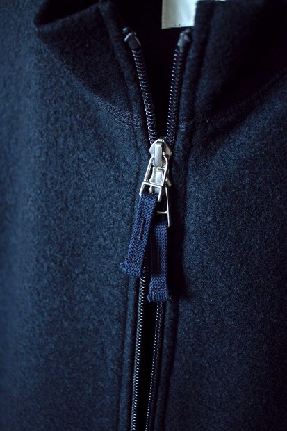 Still by hand ウールナイロンジップベスト VE02233 完売 [Lampa]