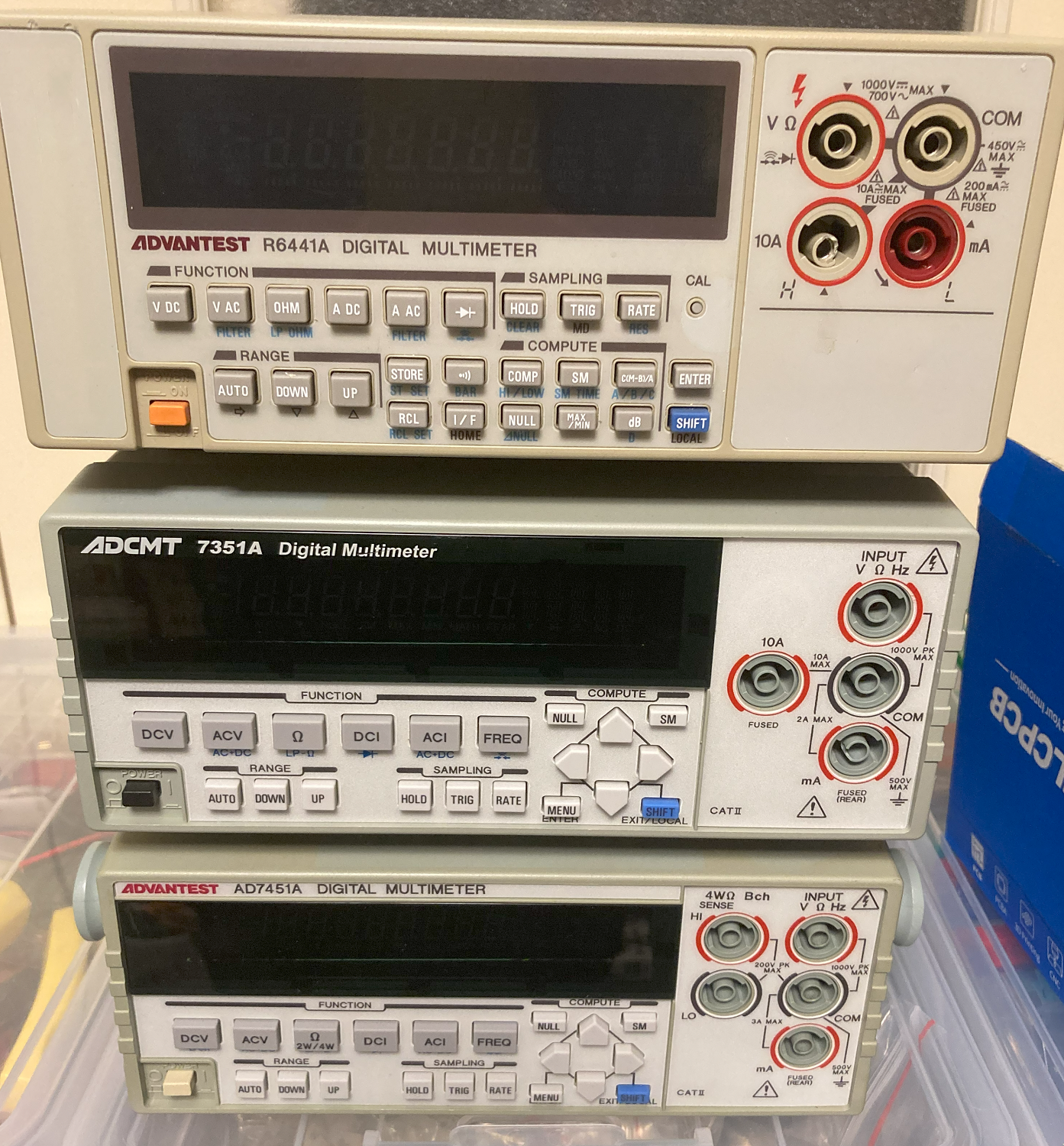 ADCMT(ADVANTEST) R6441A/7351A/7451Aを購入 | Lang-ship