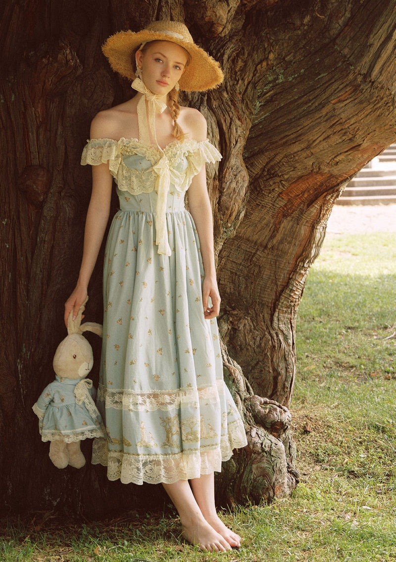 ウッドランドフェアリー」コルセットドレス（袖なし）