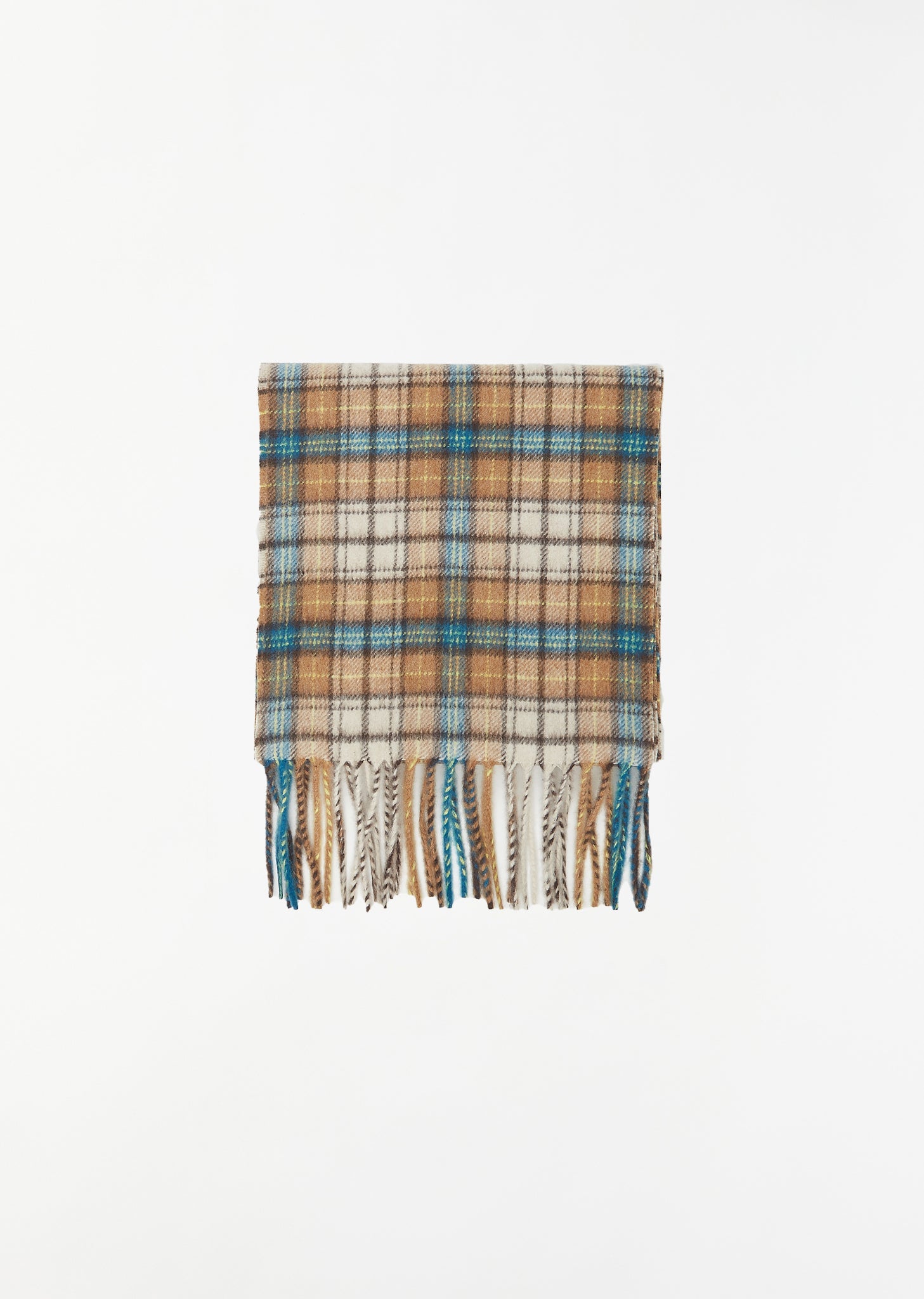 Cashmere Check Stole – La Garçonne