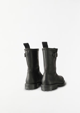 Leather Pull On Boot – La Garçonne