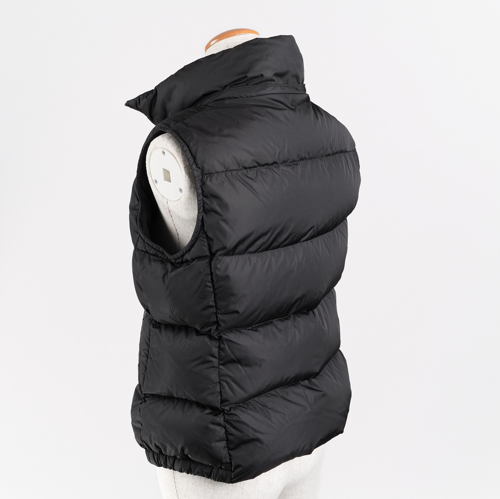 モンクレール GALLINULE ファー付ダウンベスト サイズ2 ブラック