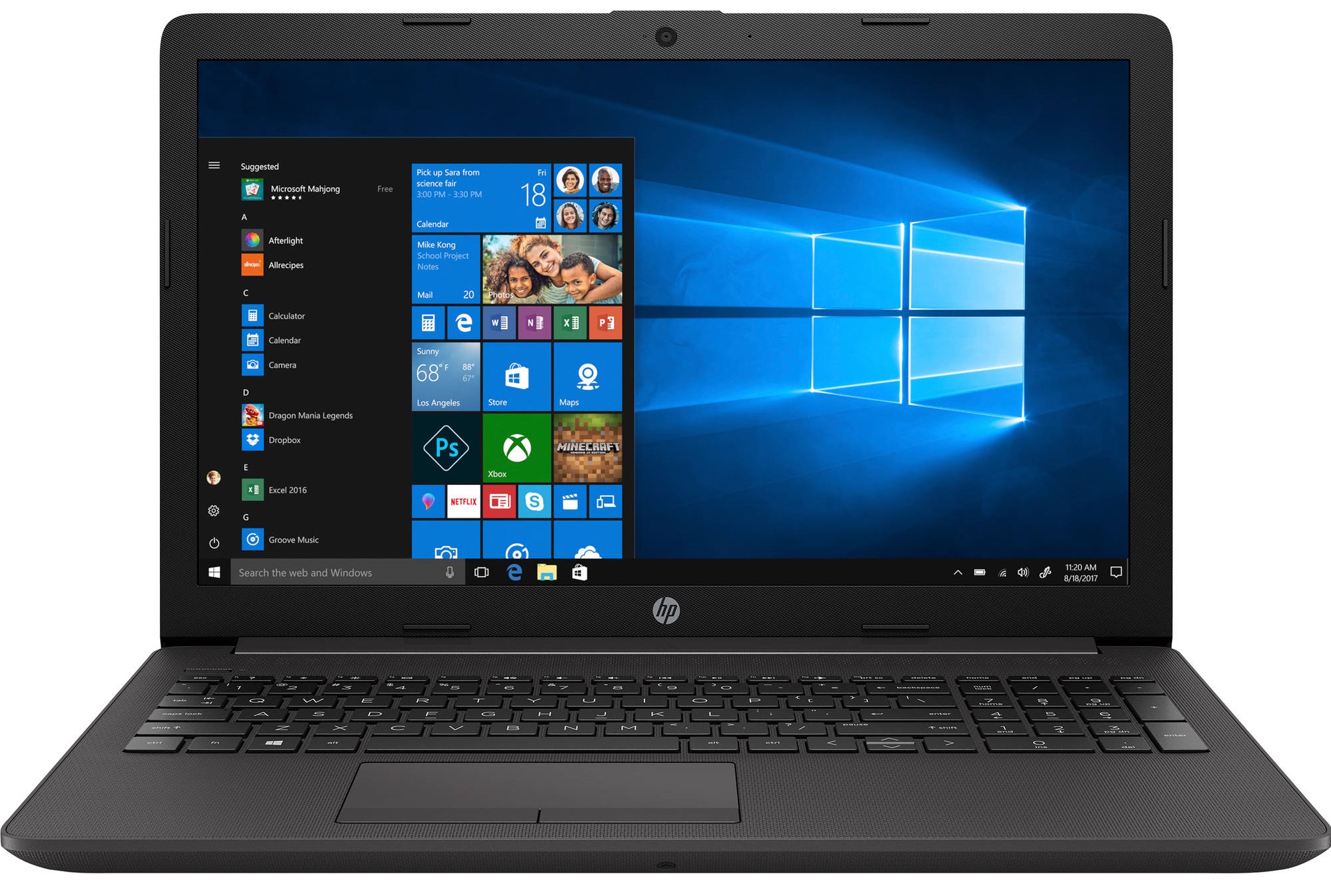 HP 250 G7 - i5-8265U · MX110 · 15.6”, Full HD (1920 x 1080), TN