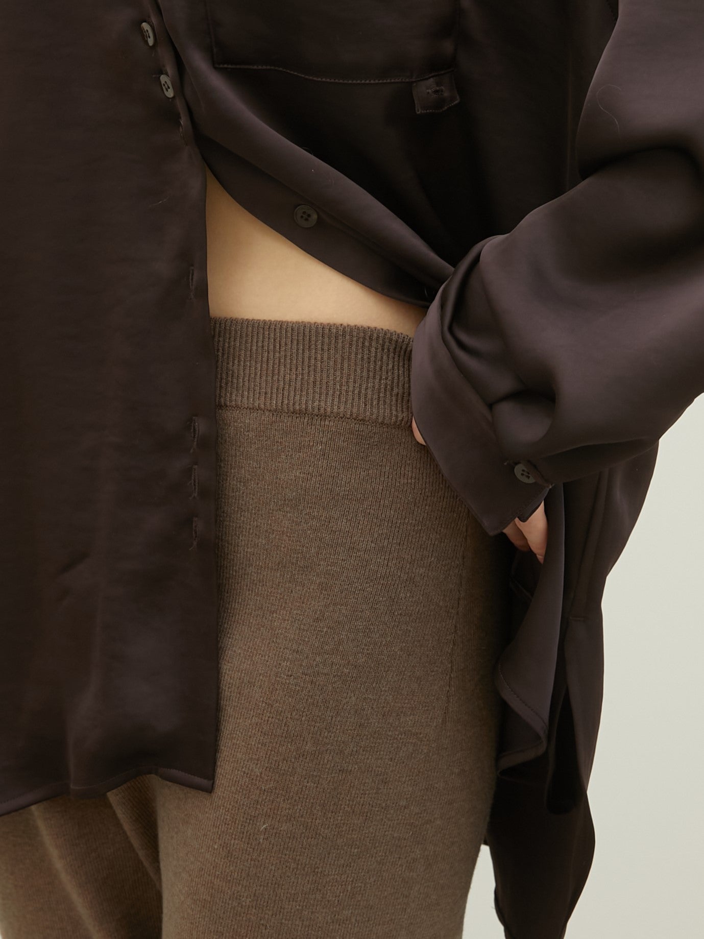 flare knit pants – LA PEAU DE GEM