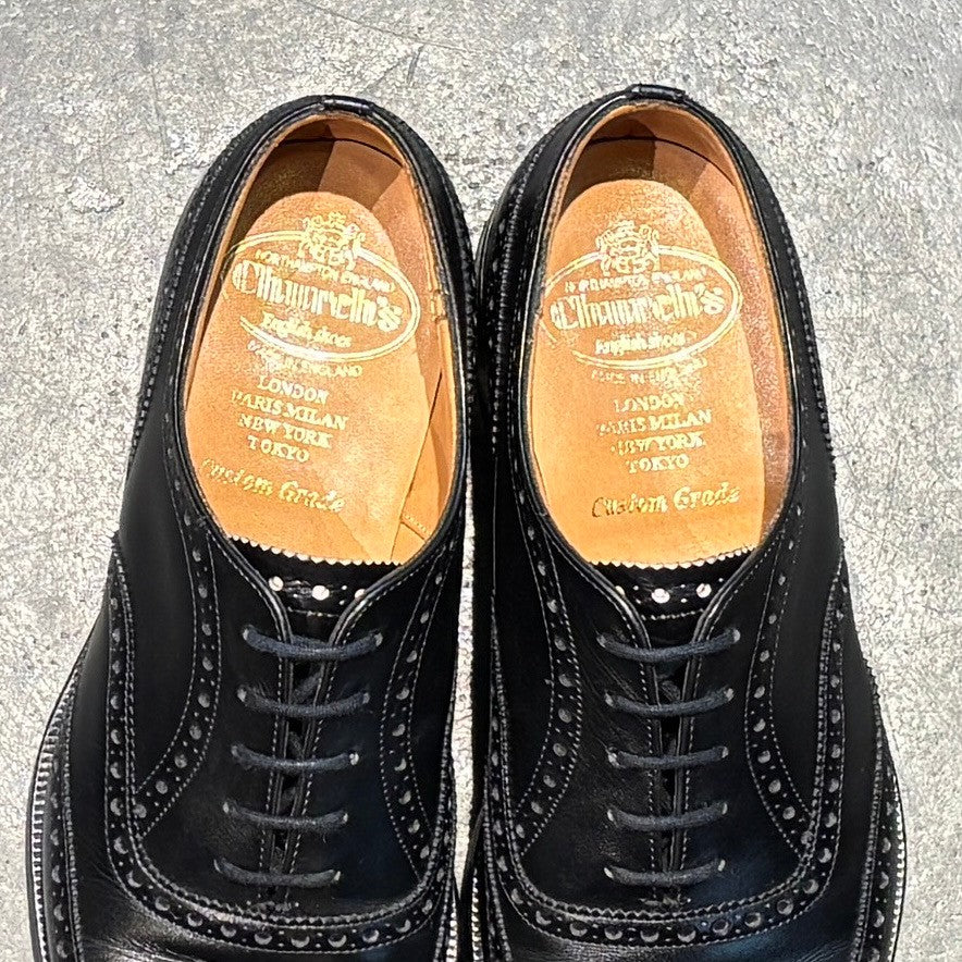 Church´s】チャーチ レザーシューズ チェットウィンド フルブローグ
