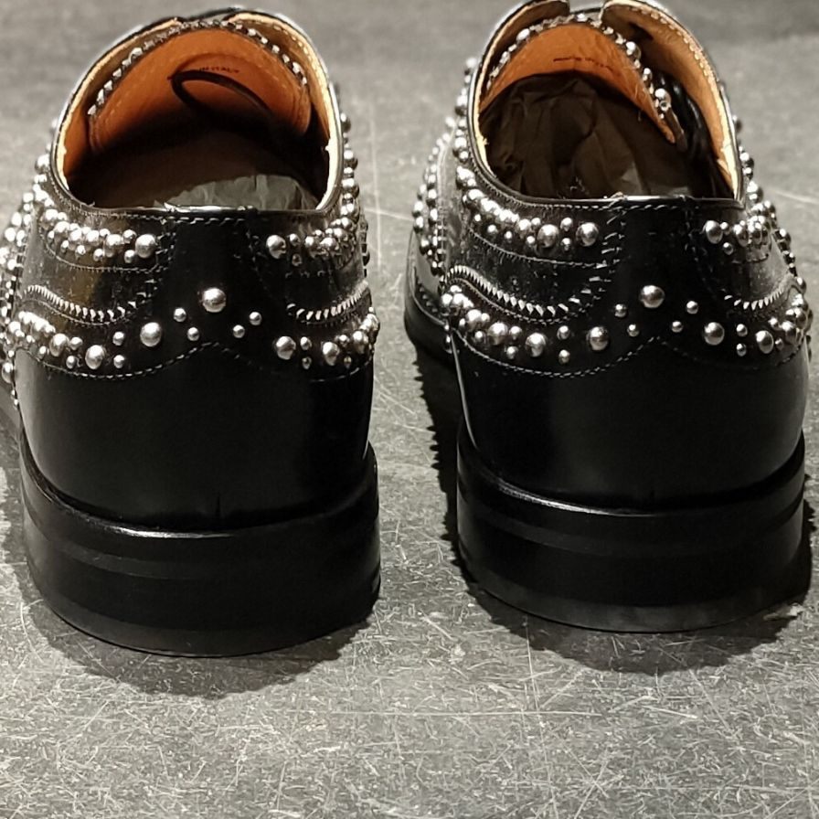 極美品【Church's】チャーチ バーウッド スタッズ ポリッシュド