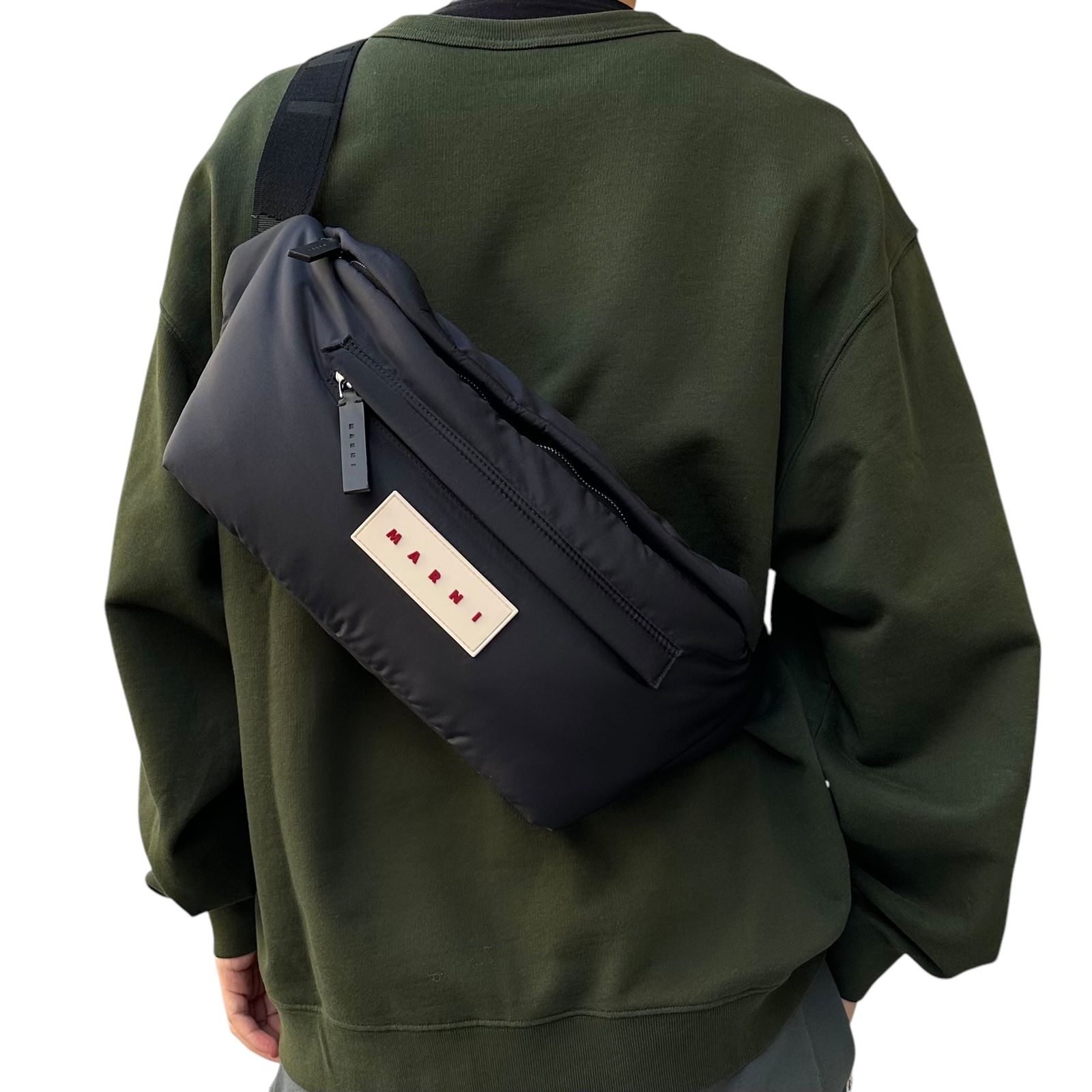 MARNI - Puff ベルトバッグ / ボディバッグ / ブラック / 25SS new