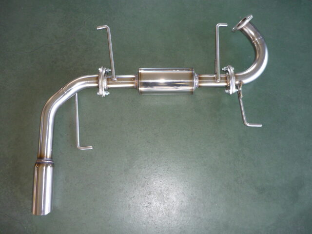 JWRC CUSTOM 左出しリヤマフラー 20cm タイコタイプ スイフト ZC31S用