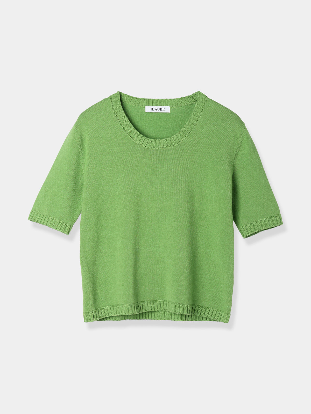 再入荷】Crew neck Knit pullover – L'AUBE BLANC