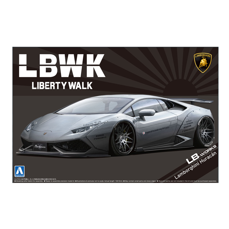 AOSHIMA Plastic model 1/24 LB-WORKS Lamborghini Huracan ver.2