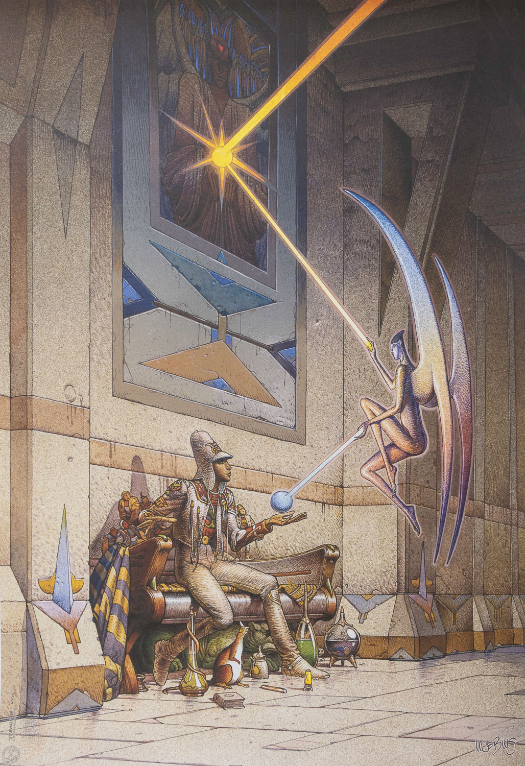 Jean Giraud, Moebius Art Print : Starwatcher - Angel