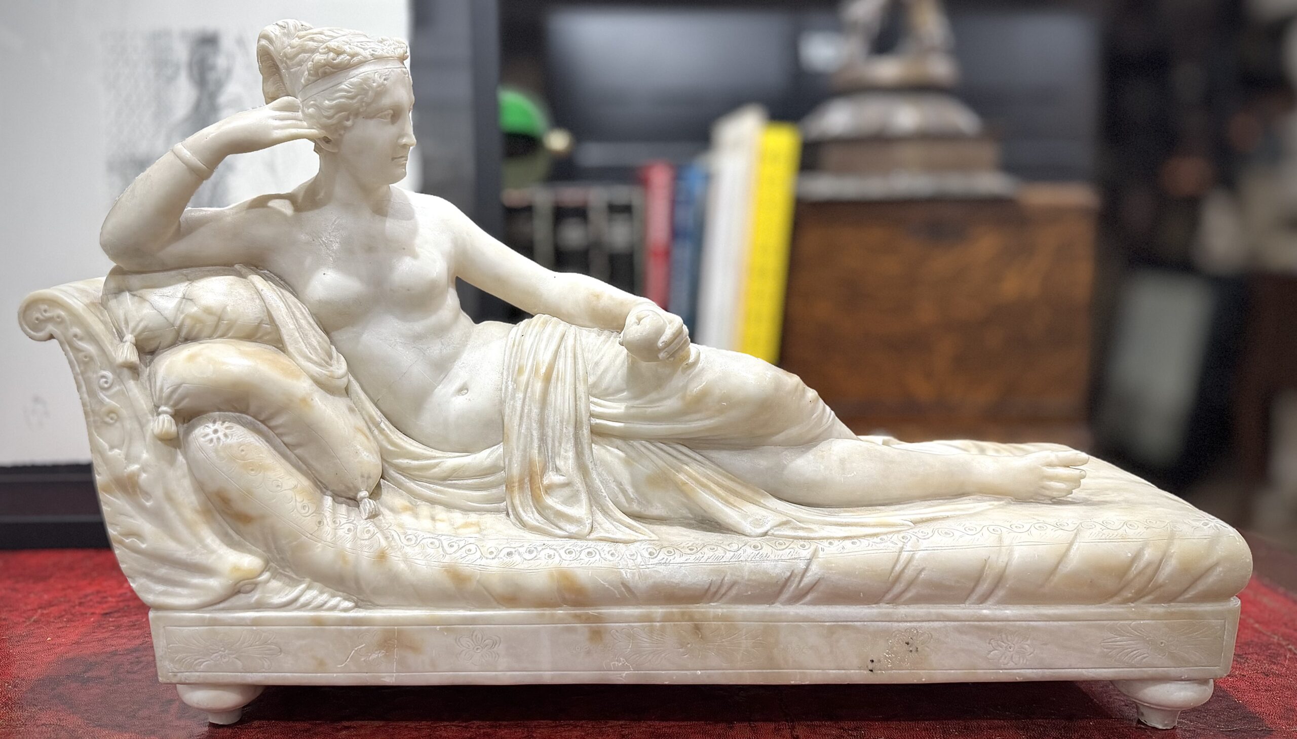 古代ビーナス石膏像 高さ 43cm S-204 古代ヴィーナス首像（アバタの