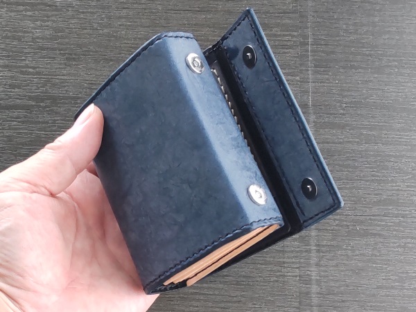 エムピウ ミッレフォッリエ風のウォレット レザークラフトの作品