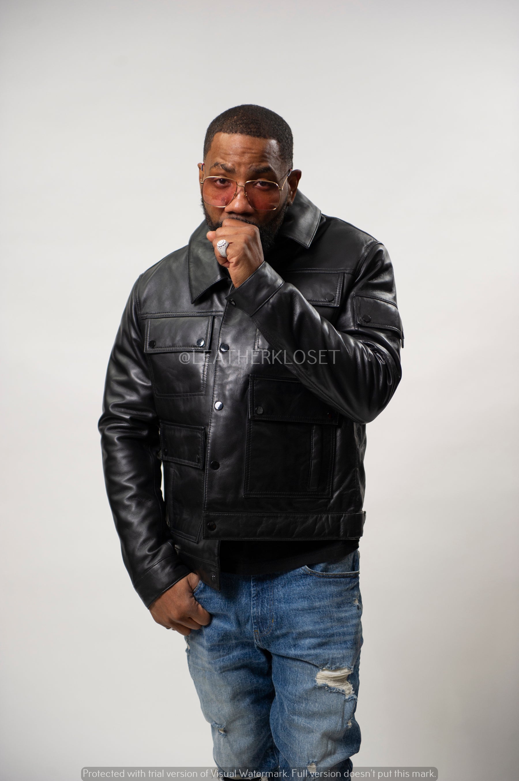 Men's Jax 2.0 Leather Jacket [Black] – LeatherKloset