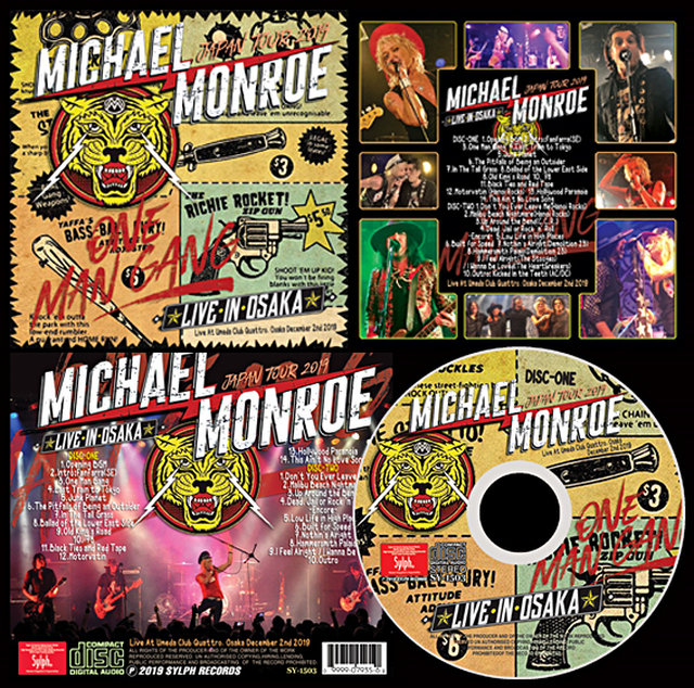 Michael Monroe マイケル・モンロー / 2019年12月2日大阪公演