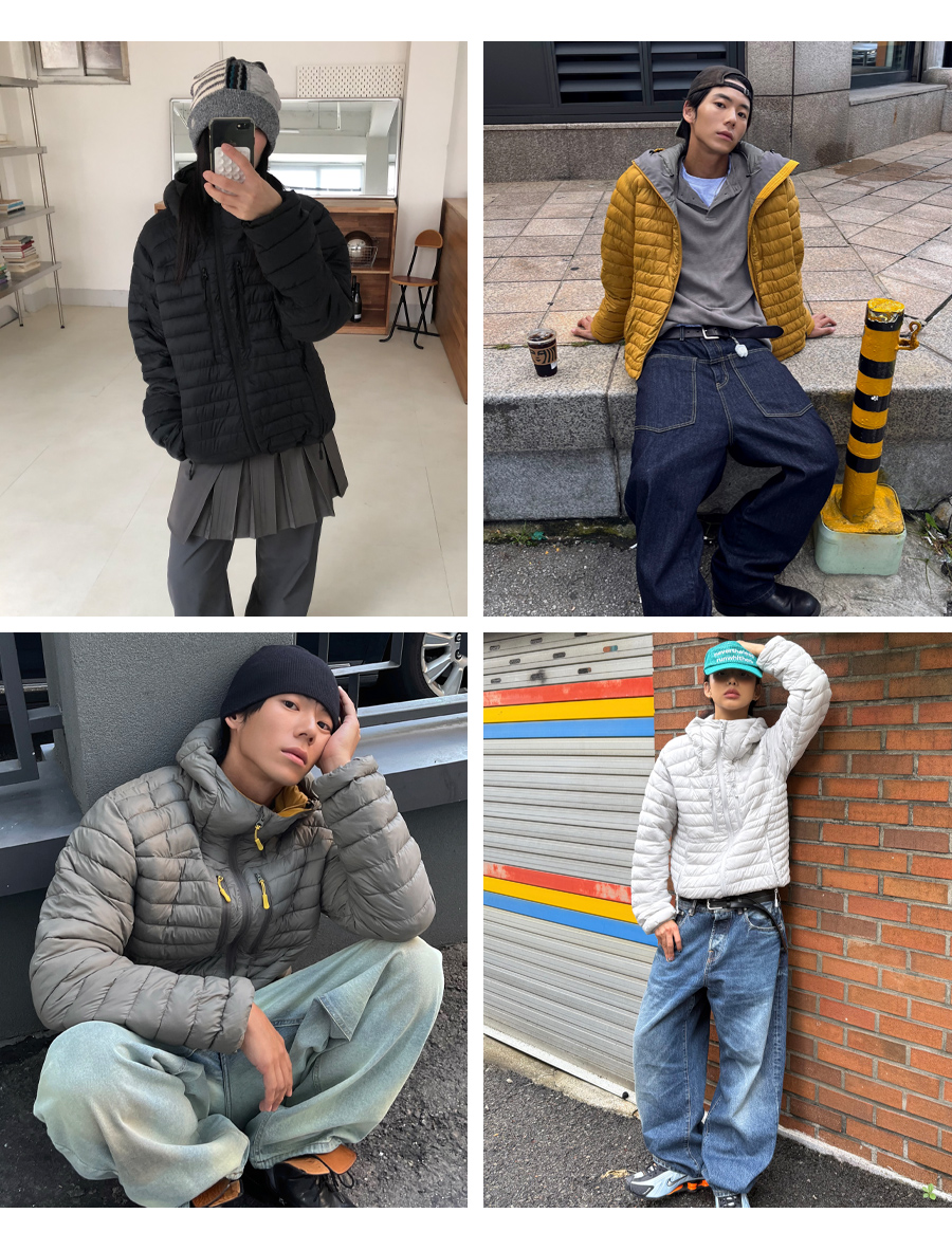 MUSINSA公式 | LEIRE エッセンシャルフードパーカーロイトダウン