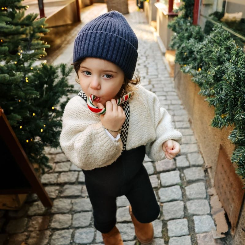 351c.Silly Silas（シリーサイラス） Teddy Warmy Footless Black