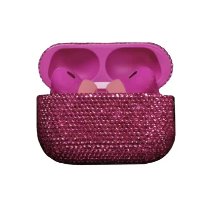 Leronza AirPods Pro 2 - Red Siam Swarovski Crystals