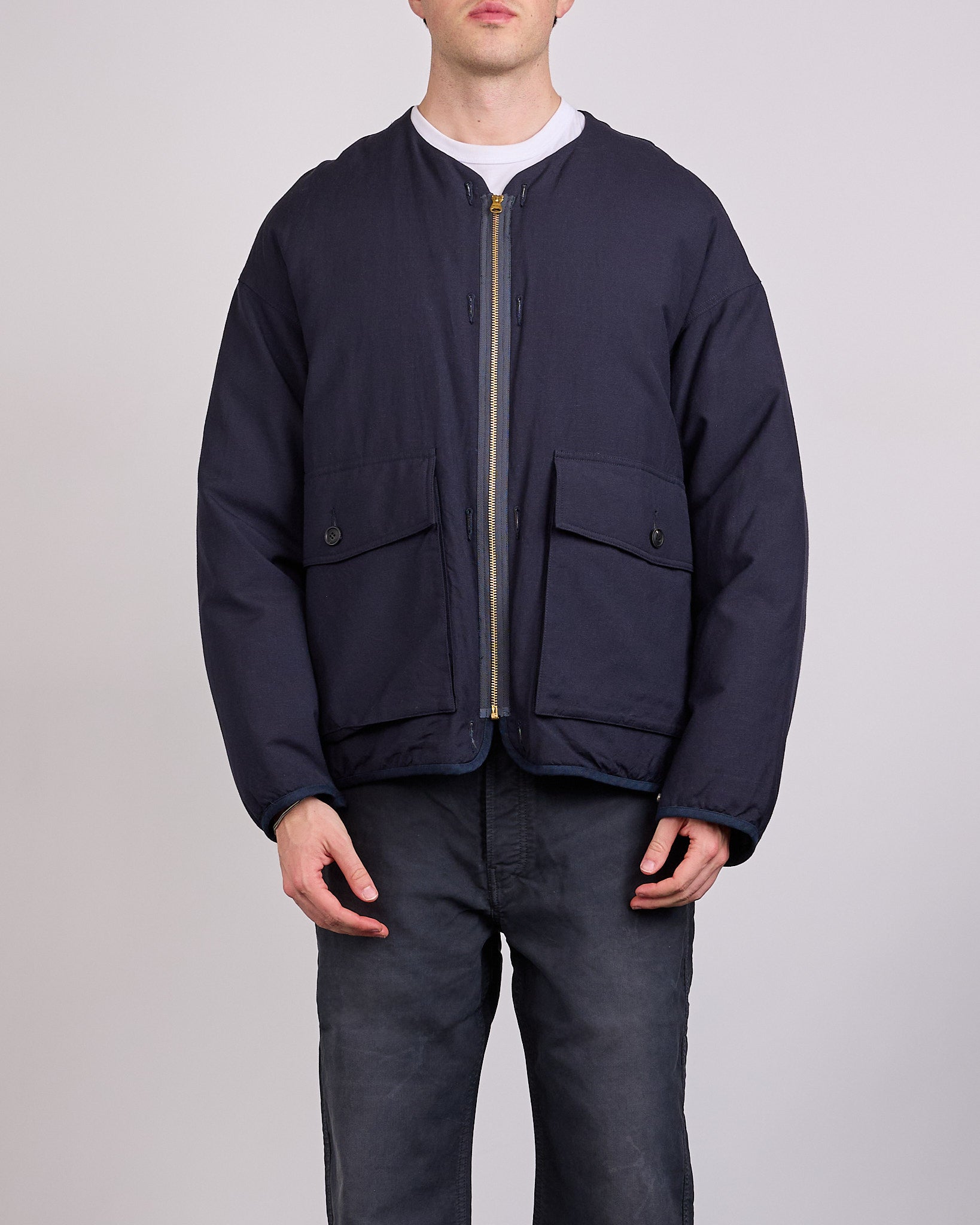 visvim Iris Down Jacket Navy – LESS 17