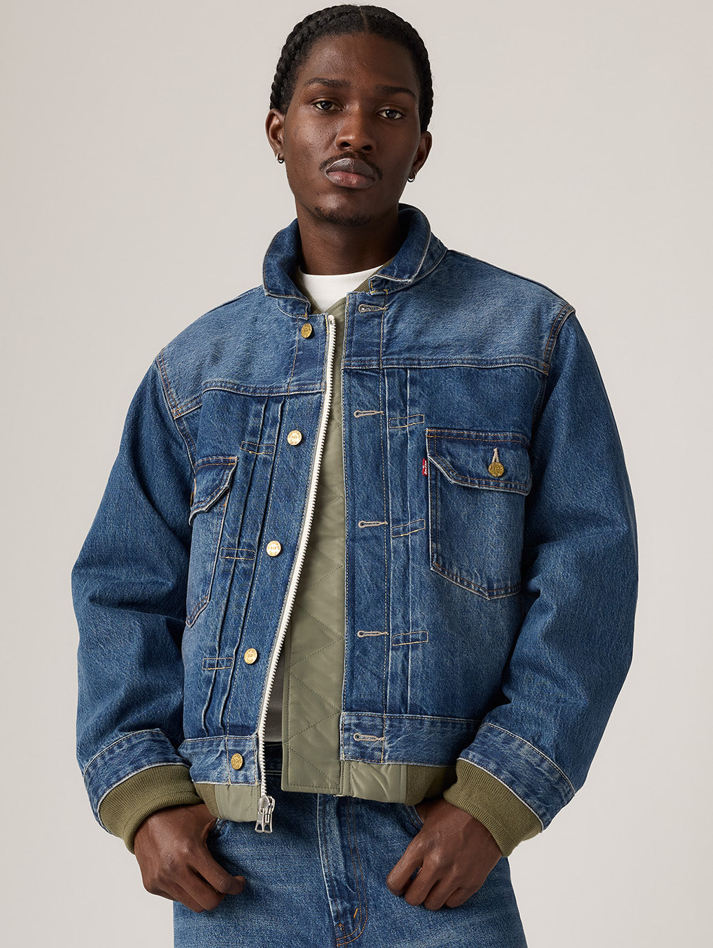 Levi's® x sacai Men's Denim x Nylon Twill Reversible Blouson