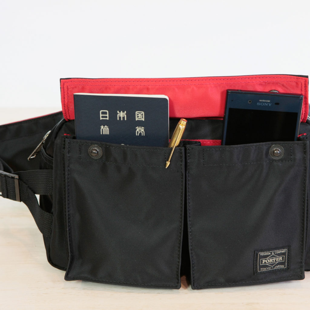 ポーターエルファイン ウエストバッグL – 裏地が赤！ポーターエル