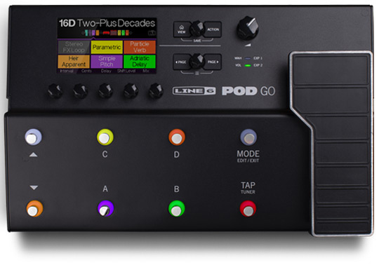 Line 6 | POD Go | Ultra-Portable Amps & Effects Processor