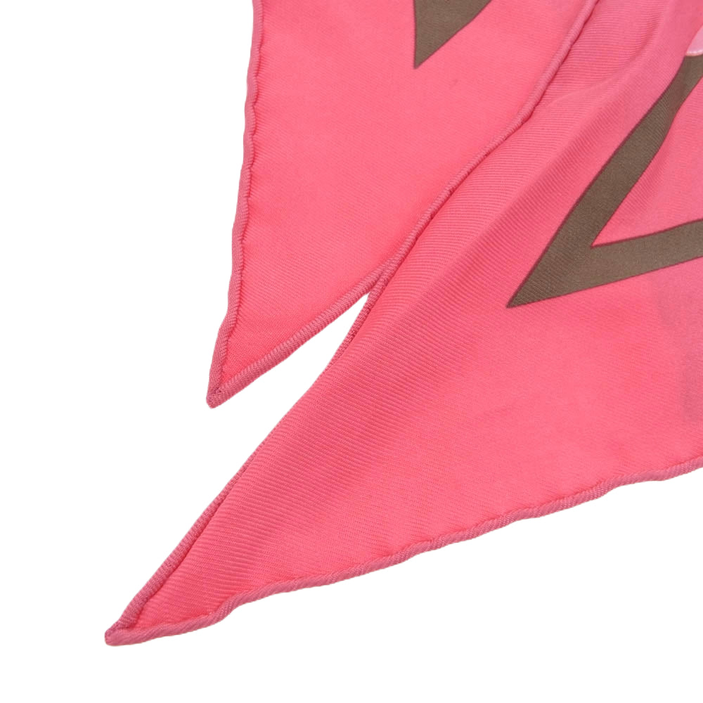 HERMES エルメス トライアングル ジェアン 三角 スカーフ ボルデュック