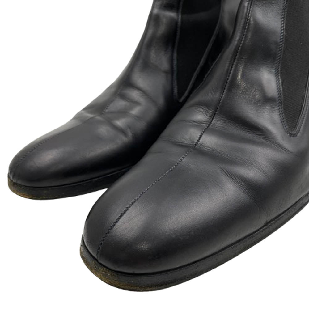 DIOR HOMME ディオールオム エディ期 サイドゴア レザー ヒール ブーツ