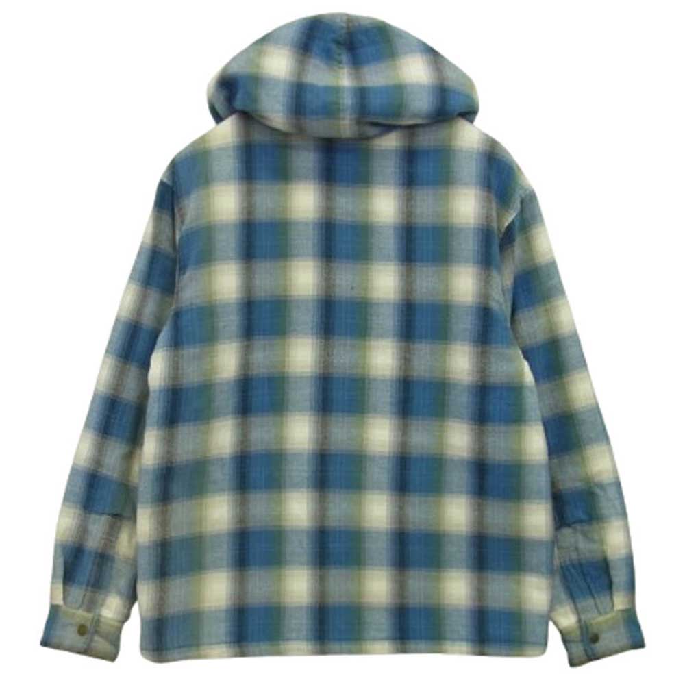 Supreme シュプリーム 19AW Quilted Hooded Plaid Shirt キルテッド
