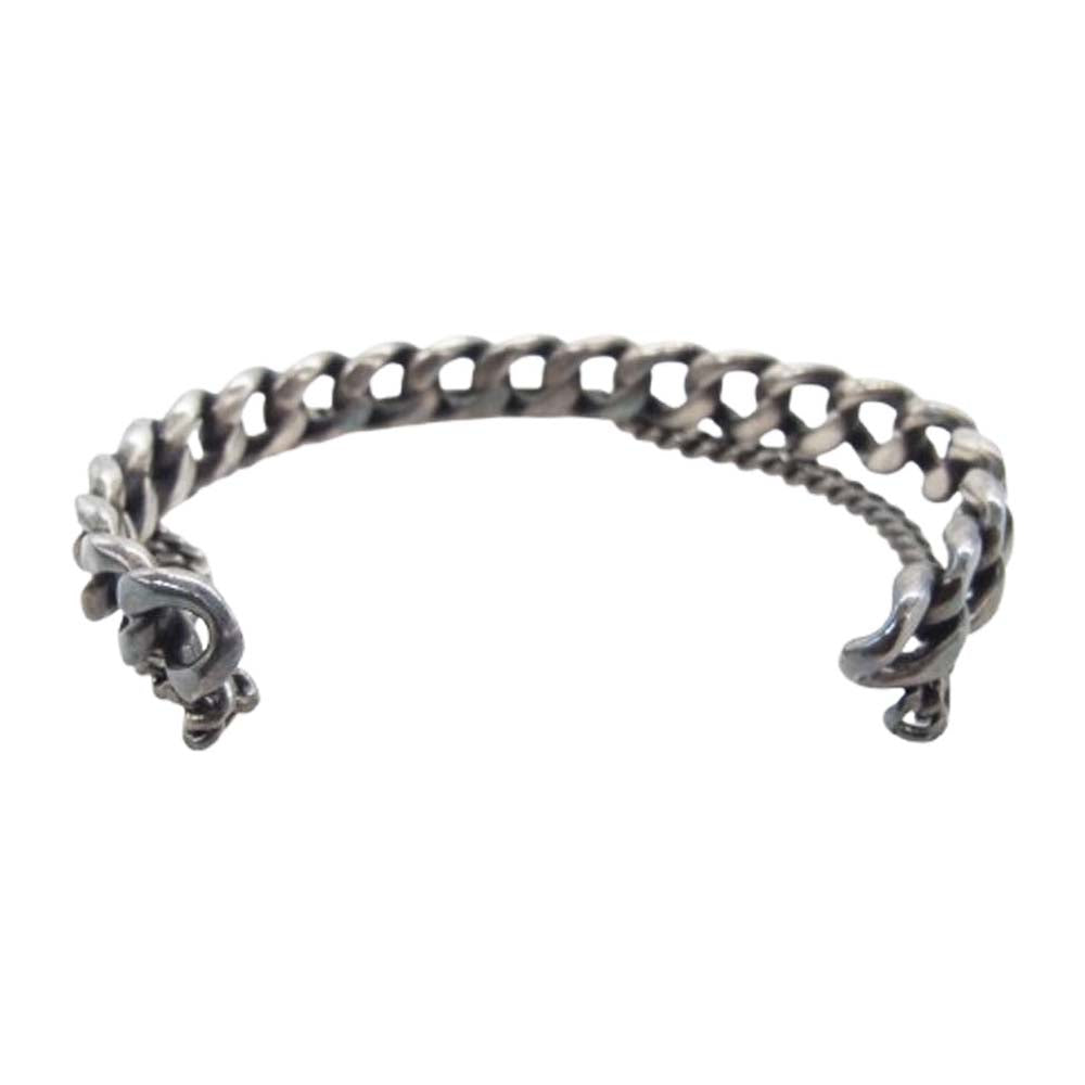 SAINT LAURENT サンローラン Gourmette Cuff グルメット カフ 2連