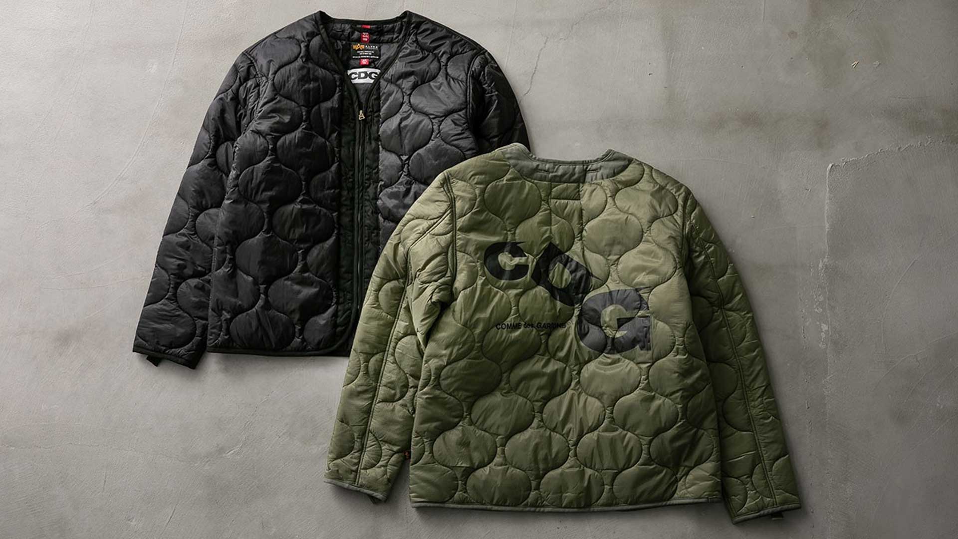 CDG×アルファ インダストリーズのコラボアイテムをご紹介！買取価格も