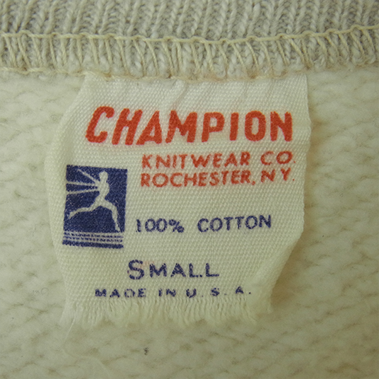 チャンピオン ヴィンテージ 60s 大文字ランタグ 後期 KENT プリント