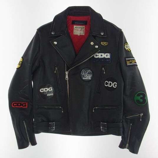 コムデギャルソン × ルイスレザー KZ-J004 ライトニング レザー