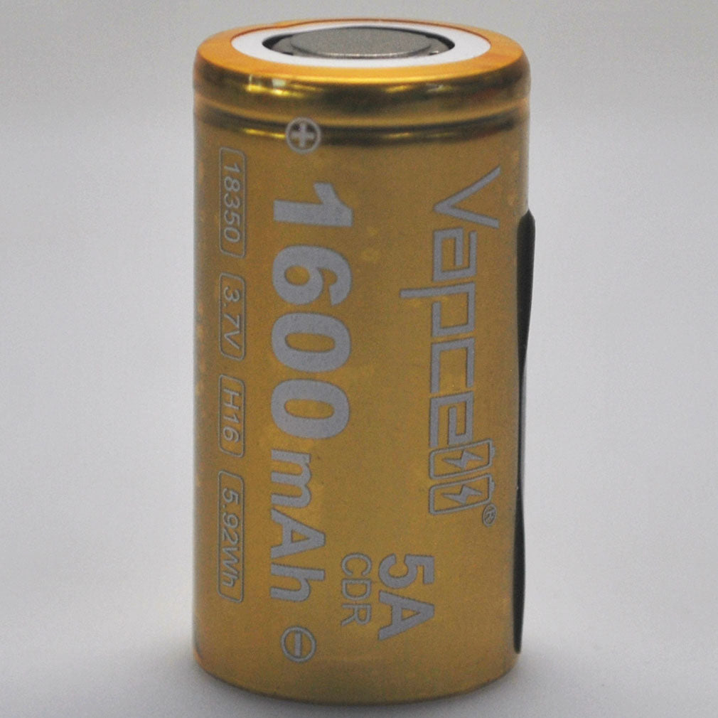 Vapcell H16 18350 5A Flat Top 1600mAh Battery - Genuine – Liion