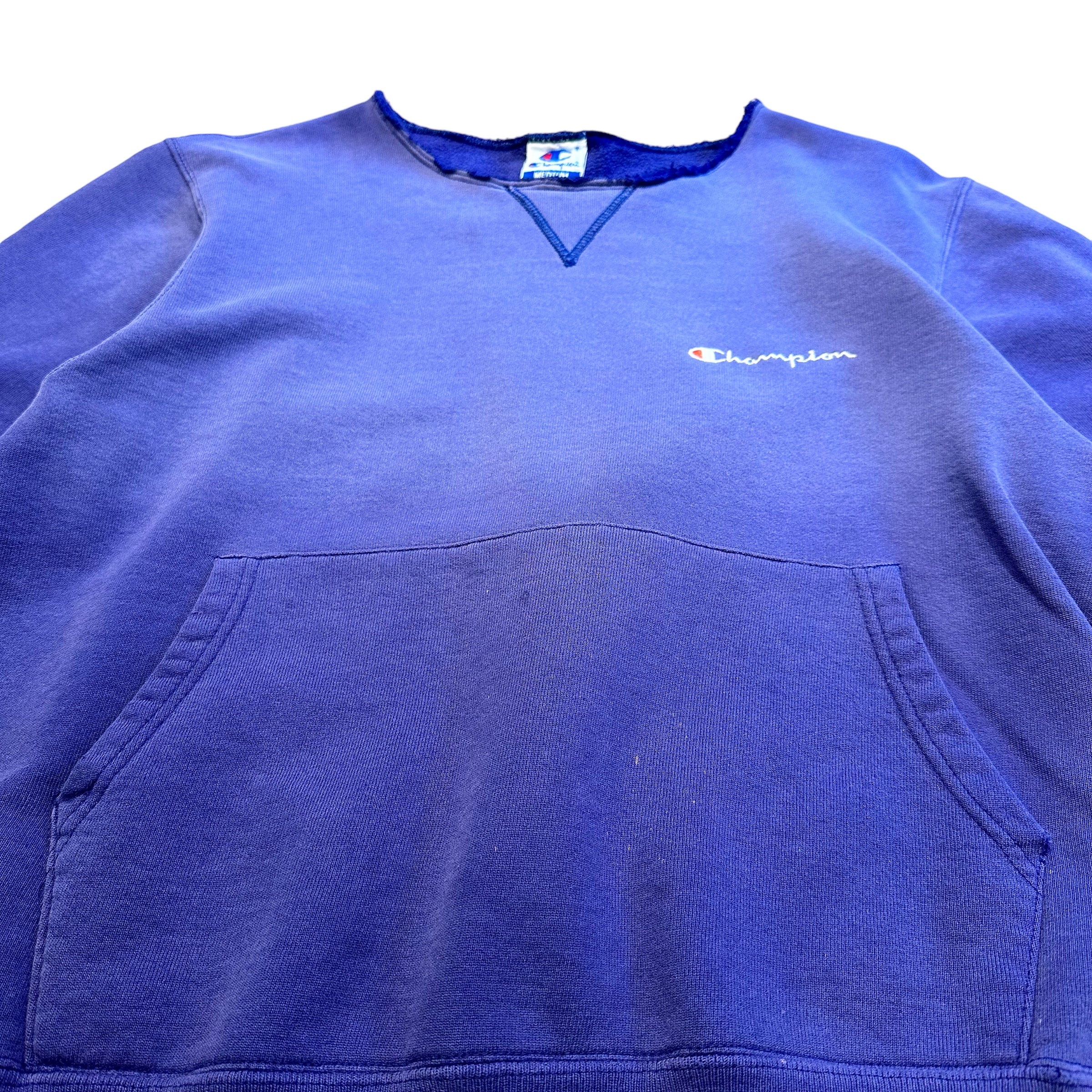 90s 刺繍タグ チャンピオンリバースウィーブ REVERSE WEAVE ダメージ