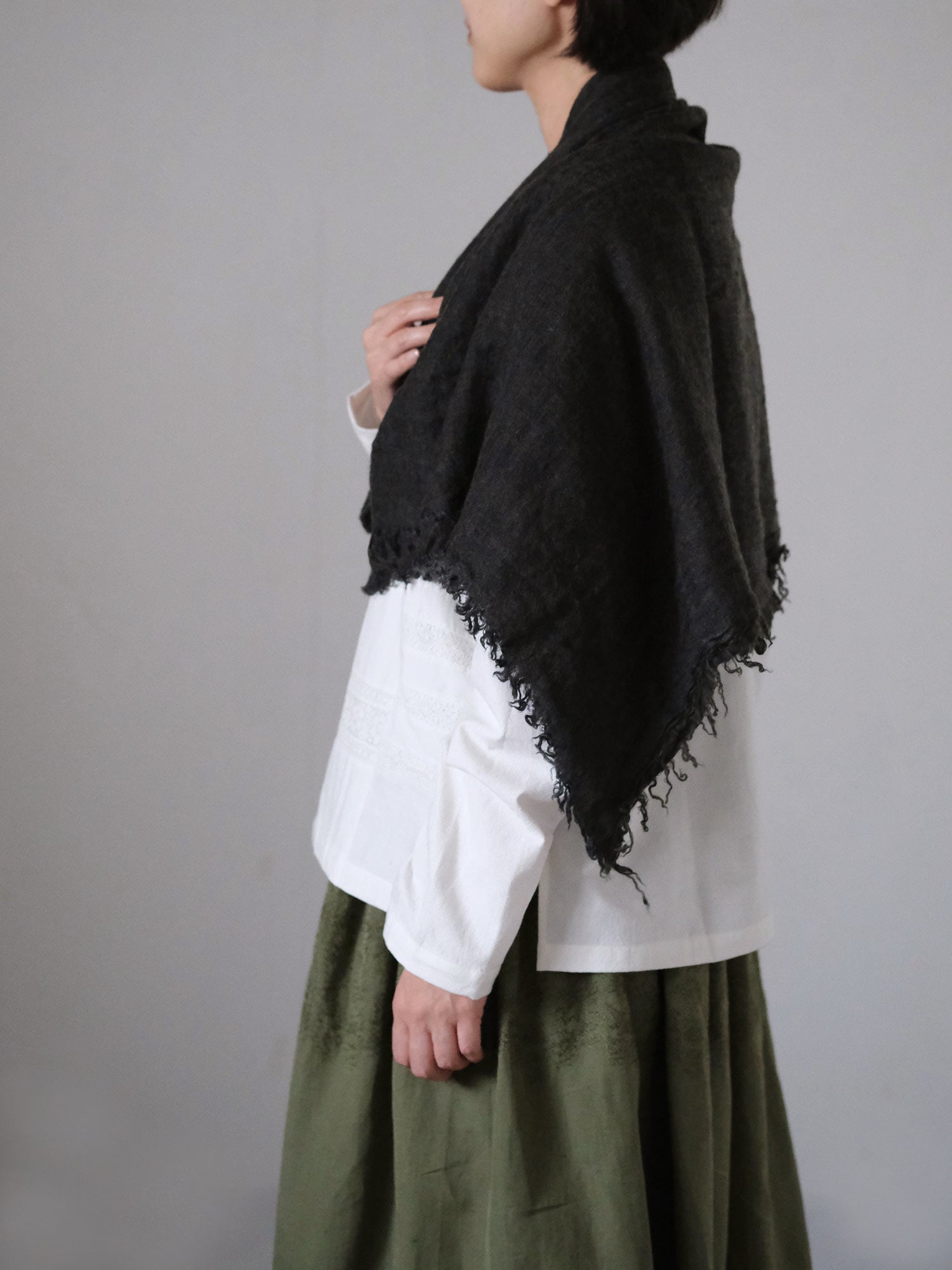 Botto Giuseppe カシミアシルクストール 200×130cm — LISETTE