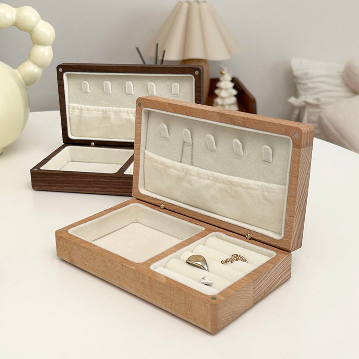 ナチュラルウッドアクセサリーケース｜アクセサリー収納 ジュエリー